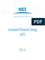 Automated Ultrasonic Testing (AUT) : Shantou Institute of Ultrasonic Instruments Co., LTD