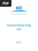 Automated Ultrasonic Testing (AUT) : Shantou Institute of Ultrasonic Instruments Co., LTD