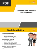 Gender Based Violence in Emergencies - Training Manuel