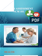 HEALTH ASSESSMENT Module 1