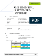 INFORME de Internado de Psicologia