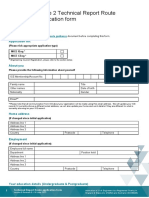 Technical Report Route Application