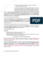 La Tridimensionalidad Del Concepto de Nutrición