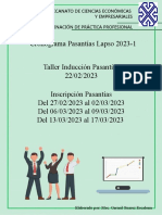 Cronograma Pasantias Lapso 2023 1. Listo