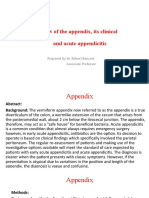 Overview of Appendicitis, Appendicular Mass, 2022