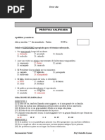 Redaccion Sinonimo. Oraciones - PRACT. CALIF.