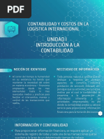 Unidad I Introduccion A La Contabilidad