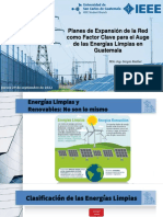 Planes de Expansión de La Red Como Factor Clave para El Auge de Las Energías Limpias en Guatemala