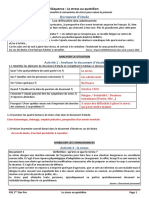 Séquence Première PSE Pronote Le Stress Au Quotidien 2022