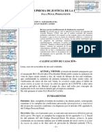 Corte Suprema de Justicia de La República: Calificación de Casación