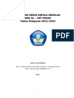 Program Kerja Kepala Sekolah SD, SMP, SMA, SMK Tahun 2021-2022