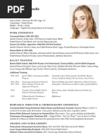 Mia Steedle Resume April 2023