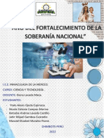 Año Del Fortalecimiento de La Soberanía Nacional