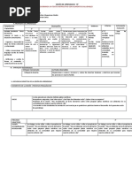 Escribimos Un Texto Instructivo Con Alimentos Saludables: Sesión de Aprendizaje #I.-Datos Informativos