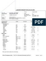 Hasil Laboratorium Patologi Klinik: Nomor CM Nama Pasien C946625 Daud Iriyanto Lumi