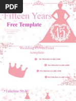 Fifteen Years: Free Template