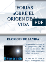 Teorias Origen de La Vida