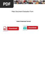 Pebc Document Evaluation Form