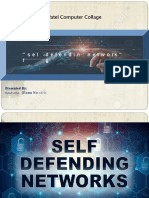 C B Patel Computer Collage: "Sel F Defendin G Network"