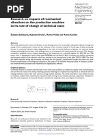 Research On Impacts of Mechanical Vibrations On TH