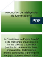 Inteligencia de Fuentes Abiertas