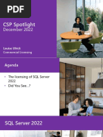 CSP Spotlight - December 2022