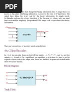 Encoder,,decoder, Mux, Demux