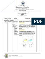 Learning Plan G8 Math March 8 10 2023