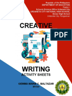 Creative: Activity Sheets