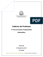 Caderno Do Professor: 9º Ano Do Ensino Fundamental Matemática