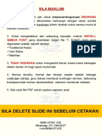 Sila Delete Slide Ini Sebelum Cetakan