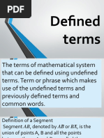 Defined Terms