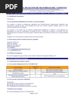 Ficha de Seguridad Del Cemento Rev. 8