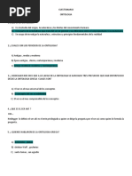 Cuestionario Ontologia