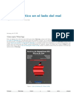 Un Informático en El Lado Del Mal: Cómo Espiar Whatsapp