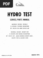 Hydro Test: Cessna