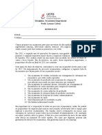 Exercício Case Empresarial