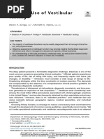 Efficient Use of Vestibular Testing