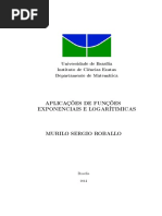 Aplicações de Funções Exponenciais E Logarítimicas