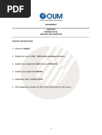 Assignment HBET3203 Reading in Esl January 2023 Semester - Specific Instructions