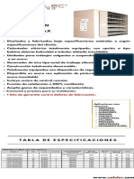 Ficha Tecnica Equipo de Calefaccion Integral Electrico Linea CM-VAX 2021