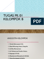 Tugas MI.01 KELOMPOK B