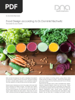 Food Design According To Dr. Dominik Nischwitz