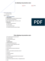 Fiche Pédagogique de L'oral Collège