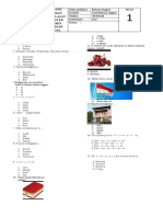 Soal B.inggris 1SD RL