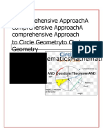 A Comprehensive Approacha Comprehensive Approacha Comprehensive Approach To Circle Geometryto Circle Geometry Mathematicsmathemati Cs