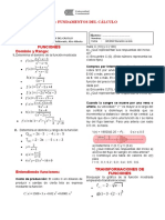 01: Fundamentos Del Cálculo: F (X) 2 X X F (X) 2 4 X+X X X