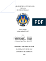 Makalah Kelompok 8 Geometri Dan Pengkuran SD Tentang Pengukuran Panjang