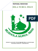 Mashola Nurul Iman: Proposal Renovasi