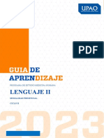 Guía de Aprendizaje - Lenguaje II